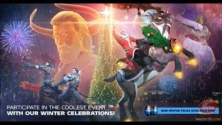 Skyforge Winter Celebrations Best looking Christmas in MMO [upl. by Nilla806]