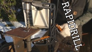 Rapidrill  The Easiest Mobile Drill Press  Test amp Review  Iron Wolf Industrial [upl. by Giule]