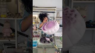 Candy flower art cotton candy making [upl. by Keele731]