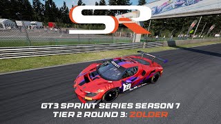 SSRI  GT3  S07R02  Tier 2  Zolder  ACC  Simsport Racing International [upl. by Sheffy]