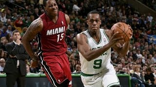 Rajon Rondo 9 pts10 reb15 ast vs Miami Heat 20132014  Full Highlights  HD [upl. by Rayle]