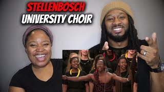 SHOCKING VOICES FROM AFRICA American Couple Reacts quotBaba Yetu  Stellenbosch University Choirquot [upl. by Doniv]