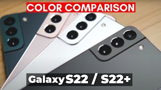 Samsung Galaxy S22  S22 Color Comparison 🔥🔥 [upl. by Thornton301]