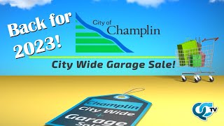 CityWide Garage Sale 2023  Champlin MN  QCTV [upl. by Enrobialc]