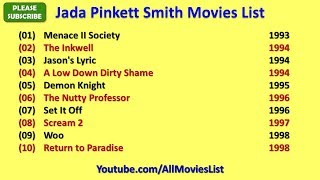 Jada Pinkett Smith Movies List [upl. by Marylee]