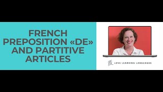 French partitive articles and other ways to use DE in French [upl. by Atsejam]