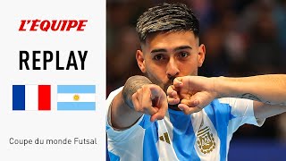 Coupe du monde Futsal 2024  Le replay intégral de FranceArgentine [upl. by Nerrual438]