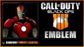 BO4 Emblem Tutorial  Iron Man [upl. by Aneloaup]