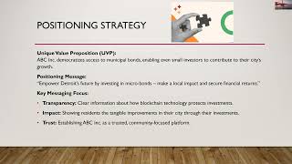 Marketing Strategy for ABC Incs BlockchainBased MicroBonds in Detroitquot [upl. by Wilhelmina]