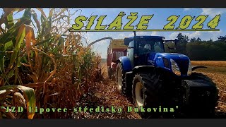 SILÁŽE 2024🌾 quotJZDLipovec středisko Bukovinaquot CLAAS Jaguar 860 odvzy vakování a výměna vaku [upl. by Gentilis158]