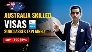 Australia Skilled Visa Subclasses  189  190  491 [upl. by Hurd424]