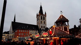 Christmas market 2019 in Trier quotTrèvesquot Germany [upl. by Saiasi]