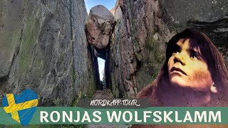 Kungsklyftan Wolfsklamm Drehort von Ronja Räubertochter in Schweden  mit Wohnmobil zum Nordkapp [upl. by Akiehs753]