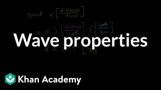 Wave properties  Wave properties  High School Physics  Khan Academy [upl. by Jocelyne]