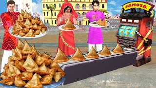 Lalchi Samosa Machine Wala Hindi Kahani Hindi Moral Story New Funny Comedy Video Greedy Samosa Wala [upl. by Eecats664]