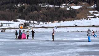 Snowkite World Championship 2011 Freestyle and Race [upl. by Hsevahb973]