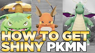 How to Get Shiny Pokemon in Pokemon Lets Go Pikachu amp Eevee [upl. by Seraphine]