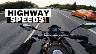 Can The Yamaha MT03 Do HIGHWAY SPEEDS Motovlog [upl. by Jerrold]