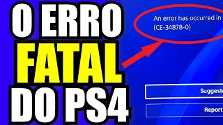 O PIOR ERRO DO PS4 [upl. by Heins]