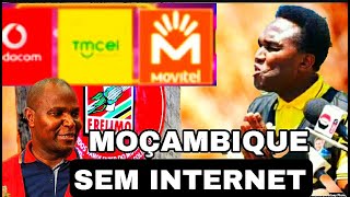 MOÇAMBIQUE SEM INTERNET EM TODAS OPERADORAS DE COMUNICAÇÃO [upl. by Ellissa]