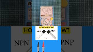 NPN or PNP transistor  how to identify using analog tester tutorial [upl. by Anaerda]