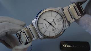 Mens Citizen Eco Drive Dress Watch AW1210 58A [upl. by Eiramaliehs]