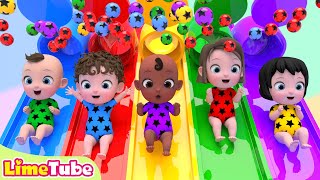 Color balls Slide This Is The Way  детские песни Nursery Rhymes  Baby amp Kids Songs [upl. by Dimond444]