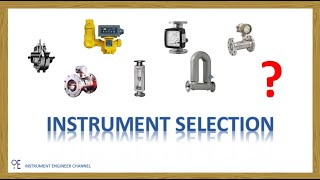 Instrument Selection in Process Industries [upl. by Feingold43]