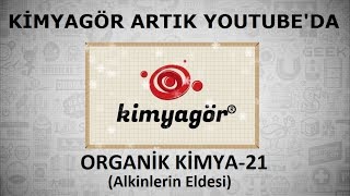 ORGANİK KİMYA 21Alkinlerin Eldesi [upl. by Sanalda]