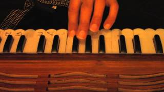 Atashe dar jane ma afrokhti Ustad Nashenas harmonium tutorial [upl. by Helms684]