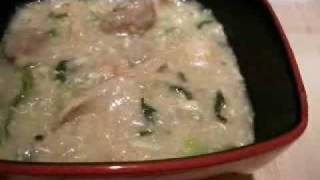 Tsock ChineseStyle Rice Soup Recipe  Cuisine of Madagascar [upl. by Hannahoj]