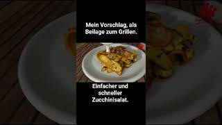 Ein einfacher Zucchinisalat mit JoghurtDressing Perfekte GrillBegleiter silkeswelt bbq Salat [upl. by Ajssatsan]