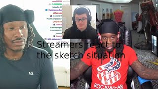 Streamers React To The Sketch Situation [upl. by Clayberg]