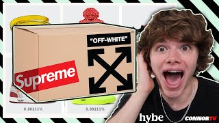 500 Online Hypebeast Mystery Box Off White GUCCI Supreme [upl. by Pierro]