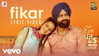 Fikar  Official Lyric Video  Rahat Fateh Ali Khan Neha Kakkar  Badshah  Do Dooni Panj [upl. by Acacia]