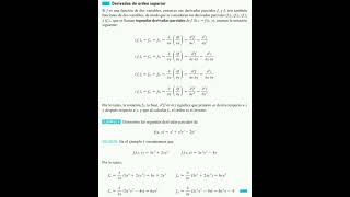 Derivadas parciales de orden superior James Stewart [upl. by Anilecram]