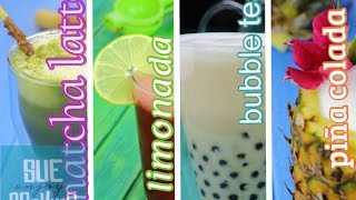 4 bebidas saludables y refrescantes [upl. by Nosle]