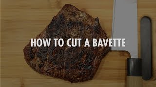 How to Cut a Bavette [upl. by Sahc443]