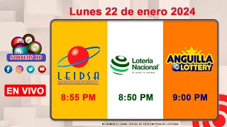 Lotería Nacional LEIDSA y Anguilla Lottery en Vivo 📺│Lunes 22 de enero 2024  855 PM [upl. by Iarahs]