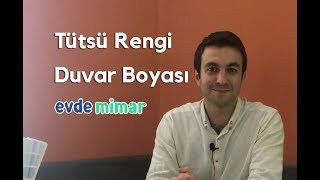 Tütsü Rengi Duvar Boyası ÖrnekleriBoya Renk Önerisi [upl. by Boni]