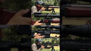 Recoil differences boltactionrifle boltgun hunting huntingrifle 65creedmoor precisionrifle [upl. by Feriga]