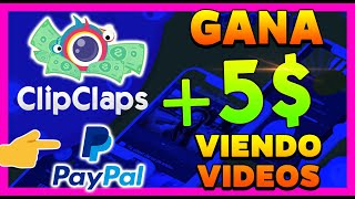 CLIPCLAPS COMO FUNCIONA 🤑  Clip Clap Gana Dinero Viendo Videos ESTRATEGIA  TRUCOS SI PAGA 💜 [upl. by Spiegelman]