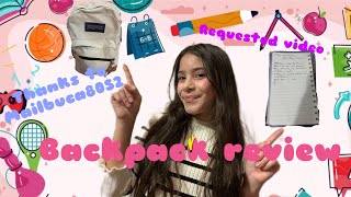 Backpack review Madeleine fun love Requested video [upl. by Emeline34]