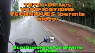 Permis moto Les vérif techniques [upl. by Brucie559]