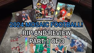 WE HIT A MOSAIC ROOKIE QB 2024 MOSAIC FOOTBALL RIP amp REVIEW panini footballcards sportscards nfl [upl. by Yvette]