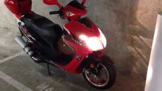 2009 Lifan LF150T6 150cc Scooter Idling [upl. by Deery]