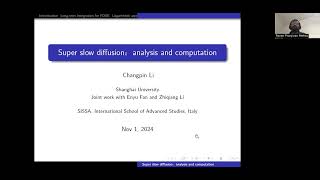 C Li  Super slow diffusion analysis and computation [upl. by Ion]