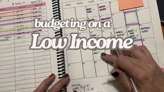 BUDGETING ON A LOW INCOME  SINGLE MOM BUDGET  COST OF LIVING [upl. by Hsiri]