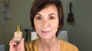 MY MATURE SKIN GRWM ESTEE LAUDER DOUBLE WEAR STAY IN PLACE MAKEUP [upl. by Arolf]