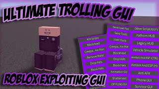 ✔️ Ultimate Trolling GUi ✔️ ROBLOX EXPLOIT  Script ✔️ [upl. by Chara]